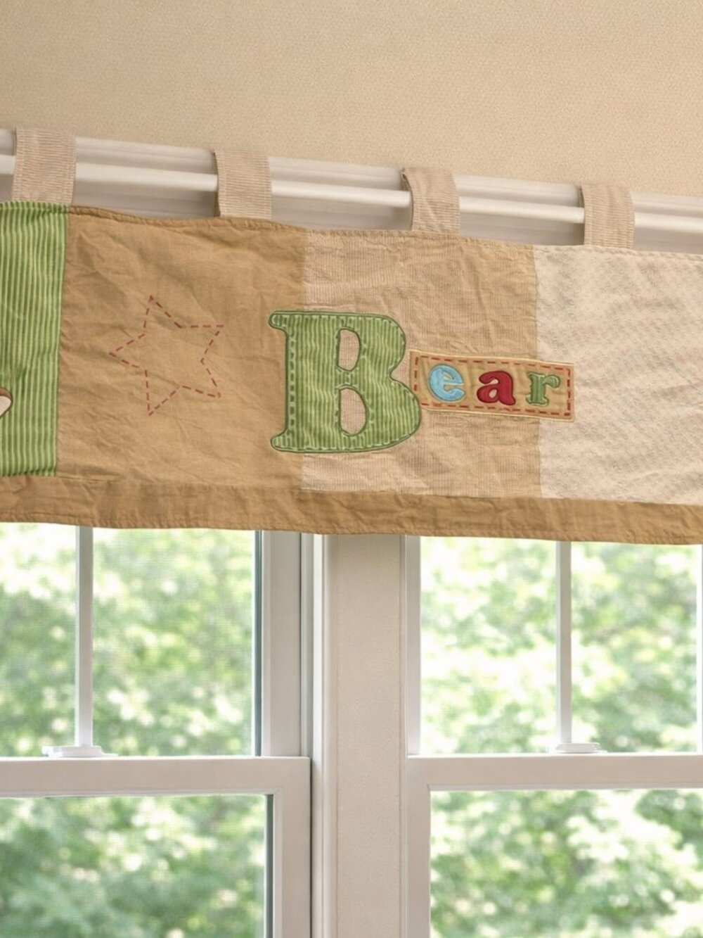 Nojo Bear Baby Nursery Window Valance